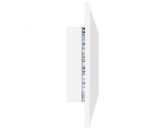 Sonata H LED огледало за баня, бяло, 90x8,5x37 см, акрил