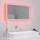 Sonata H LED огледало за баня, бяло, 80x8,5x37 см, акрил