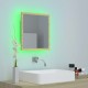 Sonata H LED огледало за баня, дъб сонома, 40x8,5x37 см, акрил