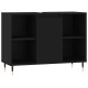 Sonata Dulap pentru baie, negru, 80x33x60 cm, lemn compozit