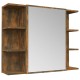 Sonata Dulap baie cu oglindă stejar fumuriu 80x20,5x64cm lemn compozit