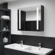 Sonata H LED шкаф с огледало за баня, 89x14x62 см