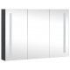 Sonata H LED шкаф с огледало за баня, 89x14x62 см