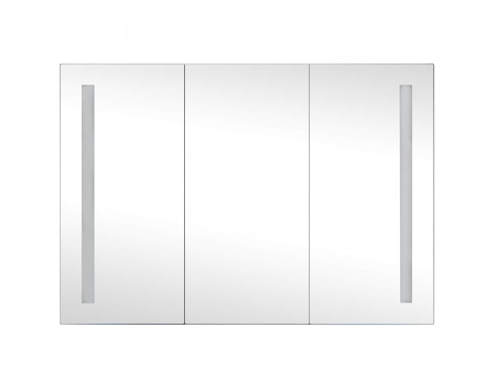Sonata H LED шкаф с огледало за баня, 89x14x62 см