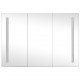 Sonata H LED шкаф с огледало за баня, 89x14x62 см