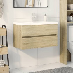 Sonata H Комплект мебели за баня от 2 части, керамика и инженерно дърво - Dulapuri de baie