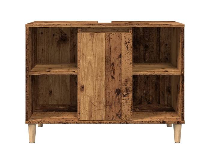 Sonata Dulap pentru baie, lemn vechi, 80x33x60 cm, lemn prelucrat