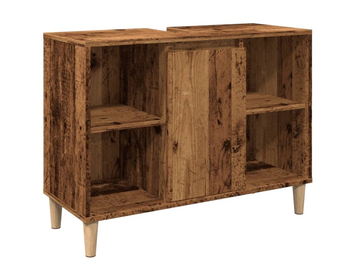 Sonata Dulap pentru baie, lemn vechi, 80x33x60 cm, lemn prelucrat