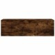 Sonata Dulap perete baie, stejar fumuriu, 100x25x30 cm, lemn prelucrat