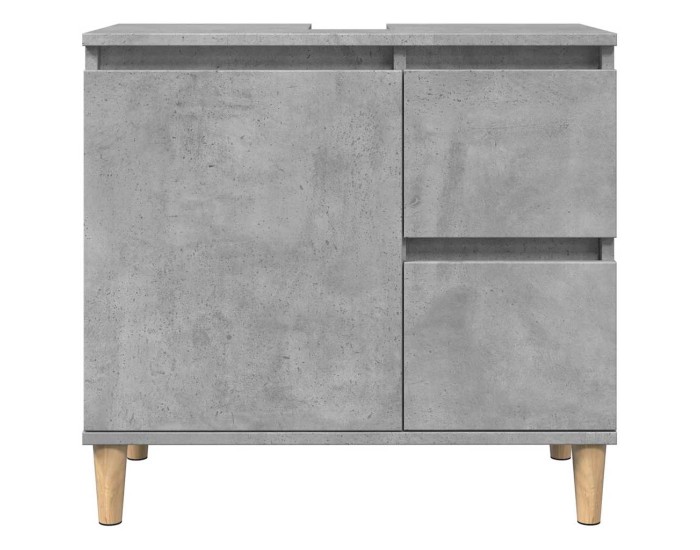 Sonata Dulap de chiuvetă, gri beton, 65x33x60 cm, lemn prelucrat