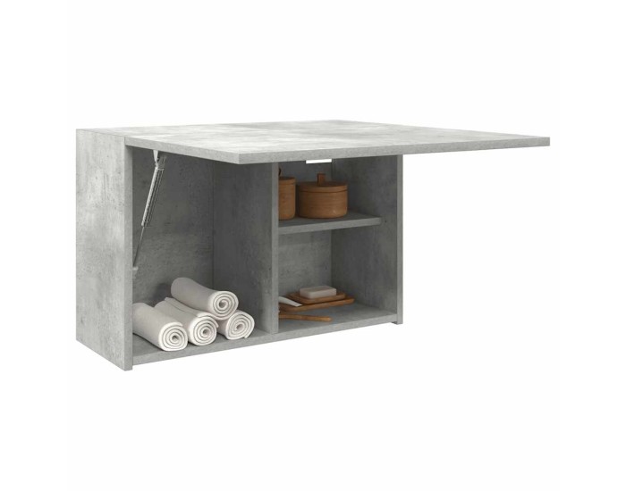 Sonata Dulap perete baie, gri beton, 60x25x40 cm, lemn prelucrat
