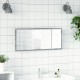 Sonata H LED огледало за баня, сив сонома, 100x8,5x37см, инженерно дърво