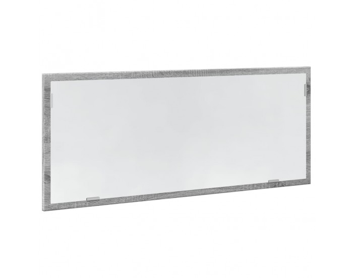 Sonata H LED огледало за баня, сив сонома, 100x8,5x37см, инженерно дърво