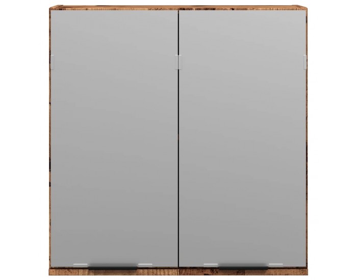 Sonata H Огледален шкаф за баня от старо дърво 64x20x66,5 cm