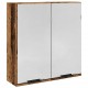 Sonata H Огледален шкаф за баня от старо дърво 64x20x66,5 cm
