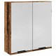 Sonata Dulap cu oglindă de baie lemn vechi 64x20x66,5 cm lemn de lemn