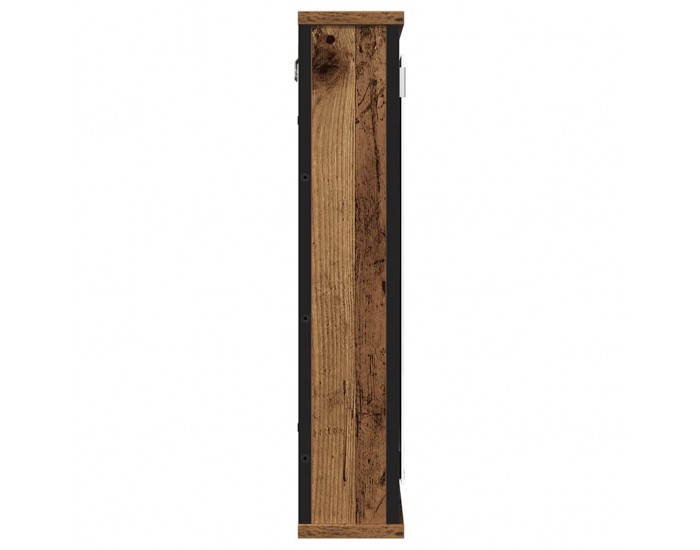Sonata H Огледален шкаф за баня от старо дърво 42x12x60 cm