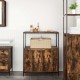 Sonata H Шкаф за баня с рафтове опушен дъб 76,5x35x95 cm