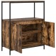 Sonata Dulap de baie cu rafturi stejar afumat 76,5x35x95 cm