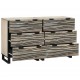 Sonata H Скейдбордове 2 pcs Бяло 60 x 33.5 x 75 см мангово дърво масив