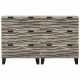 Sonata H Скейдбордове 2 pcs Бяло 60 x 33.5 x 75 см мангово дърво масив