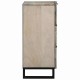 Sonata Set de bufet 2 buc. Alb 120 x 33 x 75 cm Lemn de mango solid