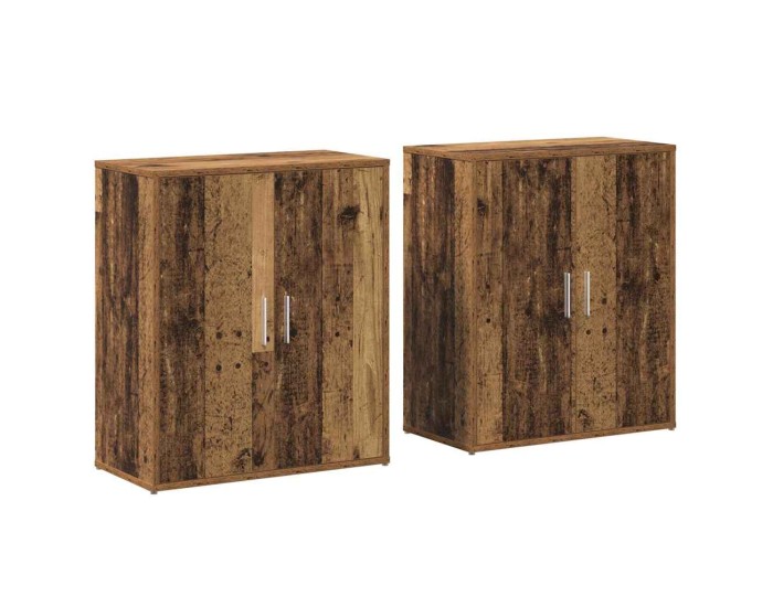 Sonata Bufet 2 buc. Lemn vechi 60 x 31 x 70 cm Lemn prelucrat