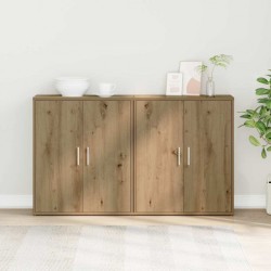 Sonata H Висок шкаф 2 pcs дъб артизан 60 x 31 x 70 см Инженерно дърво - Living