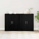 Sonata H Висок шкаф 2 pcs Черен дъб 60 x 31 x 70 см Инженерно дърво