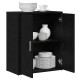 Sonata Bufet 2 buc. Stejar Negru 60 x 31 x 70 cm Lemn prelucrat
