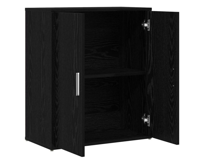 Sonata Bufet 2 buc. Stejar Negru 60 x 31 x 70 cm Lemn prelucrat