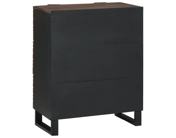 Sonata H Служебен шкаф с чекмедже Кафяво 60 x 33.5 x 75 см