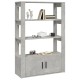 Sonata Servantă, gri beton, 80x30x119,5 cm, lemn prelucrat