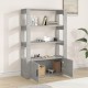 Sonata Servantă, gri beton, 80x30x119,5 cm, lemn prelucrat