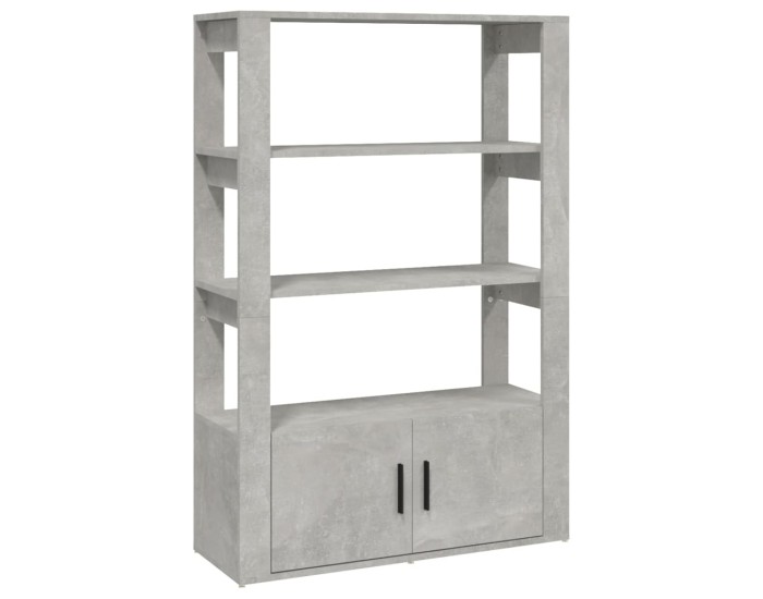 Sonata Servantă, gri beton, 80x30x119,5 cm, lemn prelucrat