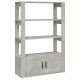 Sonata Servantă, gri beton, 80x30x119,5 cm, lemn prelucrat