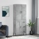 Sonata H Висок шкаф, бетонно сив, 69,5x34x180 см, инженерно дърво