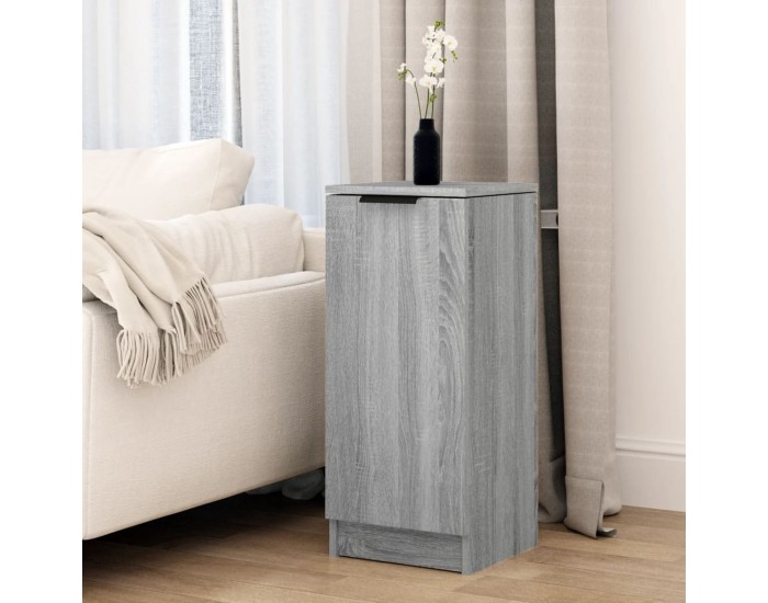 Sonata H Сайдборд, сив сонома, 30x30x70 см, инженерно дърво