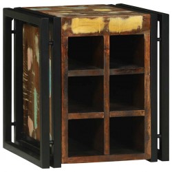 Sonata H Винен рафт 34.5 x 35 x 39 см Масивна регенерирана дървесина - Living