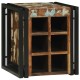 Sonata Raft pentru vin 35 x 35 x 39 cm Lemn recuperat masiv