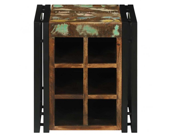 Sonata H Винен рафт 34.5 x 35 x 39 см Масивна регенерирана дървесина