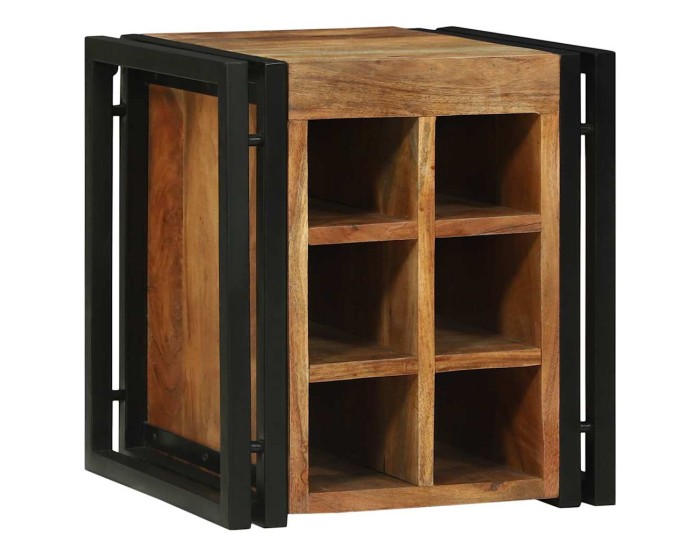 Sonata Raft pentru vin 35 x 35 x 39 cm Lemn Solid de Acacia