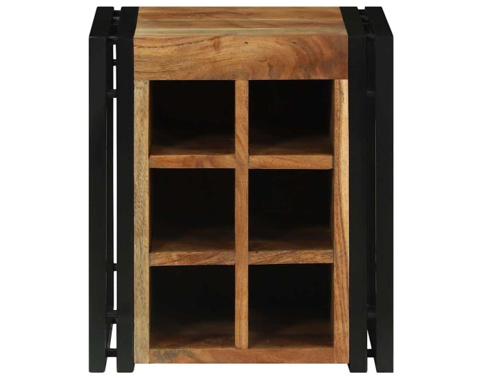 Sonata Raft pentru vin 35 x 35 x 39 cm Lemn Solid de Acacia