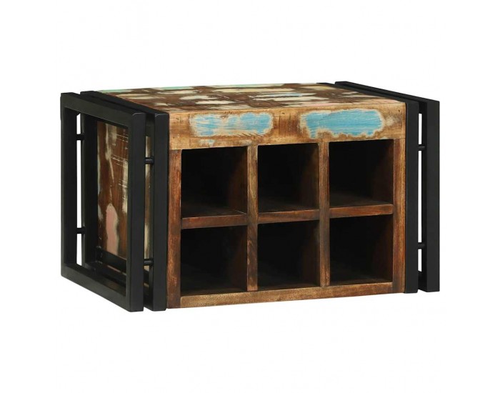 Sonata H Винен рафт 46 x 35 x 27.5 см Масивна регенерирана дървесина