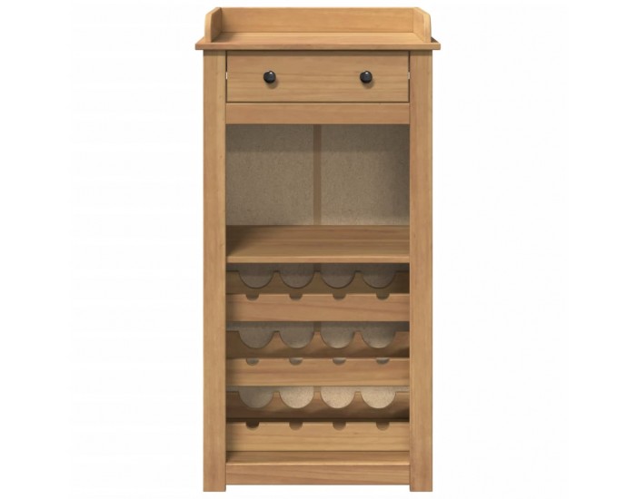 Sonata H Шкаф за вино Panama 57x40x111,5 см борово дърво масив