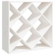 Sonata Dulap de vinuri, alb, 62x25x62 cm, lemn masiv de pin