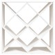 Sonata Dulap de vinuri, alb, 62x25x62 cm, lemn masiv de pin