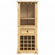 Sonata H Поставка за вино Corona 56x35x134,5 см масивно дърво бор