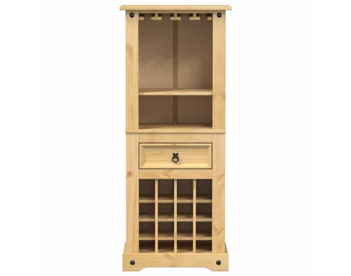 Sonata Raft pentru vin „Corona” 56x35x134,5 cm, lemn masiv de pin