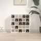 Sonata Dulap de vinuri alb 56x25x56 cm lemn masiv de pin